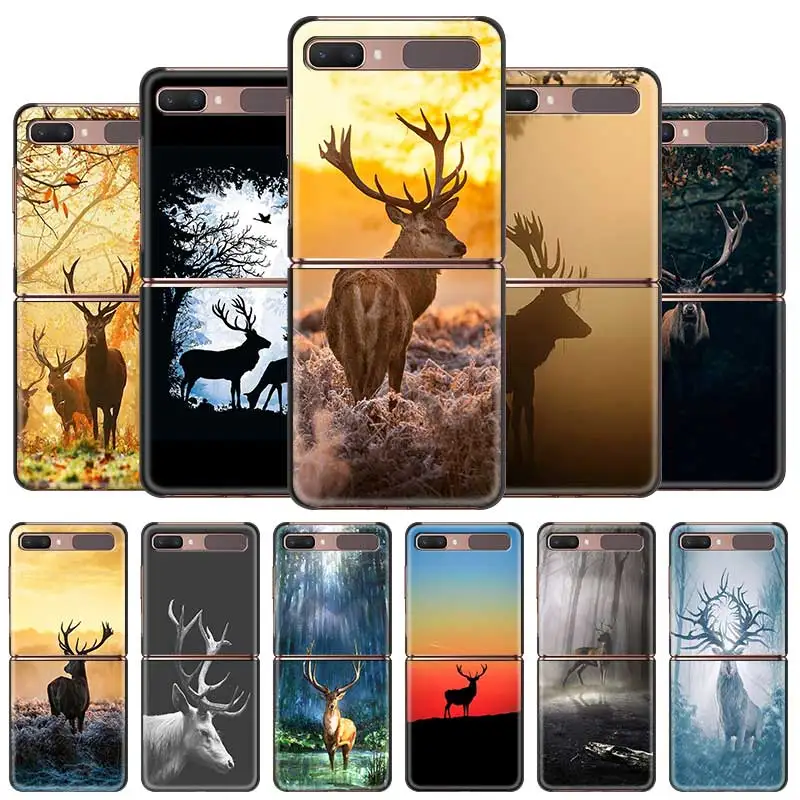 Animal deer Cell Phone Case For Samsung Galaxy Z Flip 5G Foldable Cover ZFlip 6.7" Black PC Fold Hard Cases Coque 
Animal deer Cell Phone Case For Samsung Galaxy Z Flip 5G Foldable Cover ZFlip 6.7" Black PC Fold Hard Cases Coque