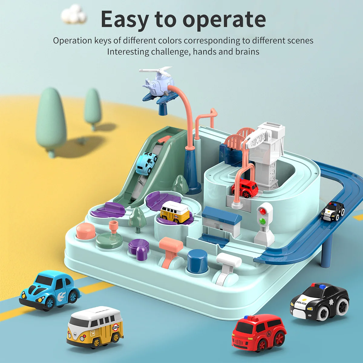 Race Track 6 Button 8 Challenges Car Adventure Toy Rail Car Train Track Toys for Kid Macaron Car Breakthrough Toy Christmas Gift
Race Track 6 Button 8 Challenges Car Adventure Toy Rail Car Train Track Toys for Kid Macaron Car Breakthrough Toy Christmas Gift