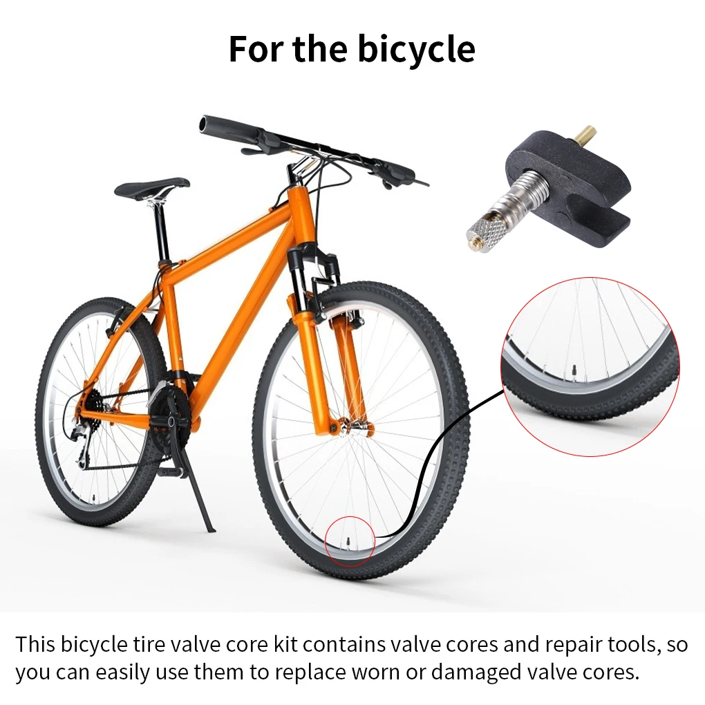 1/6/12pcs Bicycle Tire Valve Cores Brass Alloy Bike Tube Cores Portable Bike Tire Repair Tools
1/6/12pcs Bicycle Tire Valve Cores Brass Alloy Bike Tube Cores Portable Bike Tire Repair Tools