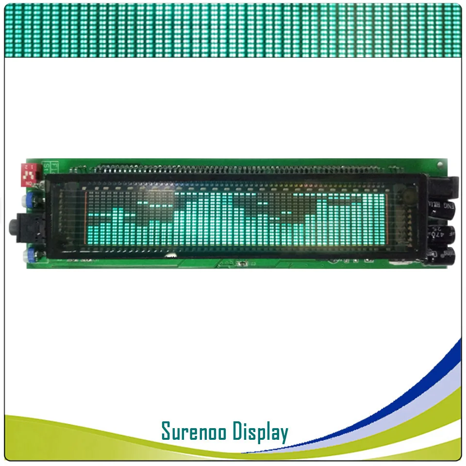 Фото DIY VFD музыкальный спектр 25 частот 17 уровней светодиодный дисплей цифровой сегмент