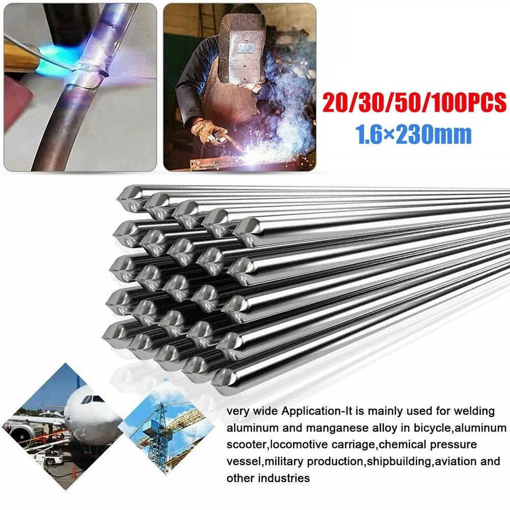 1.6X230mm Low Temperature Easy Melt Aluminum Welding Rods Weld Bars Cored Wire Rod Solder Soldering No Need Solder Powder
1.6X230mm Low Temperature Easy Melt Aluminum Welding Rods Weld Bars Cored Wire Rod Solder Soldering No Need Solder Powder