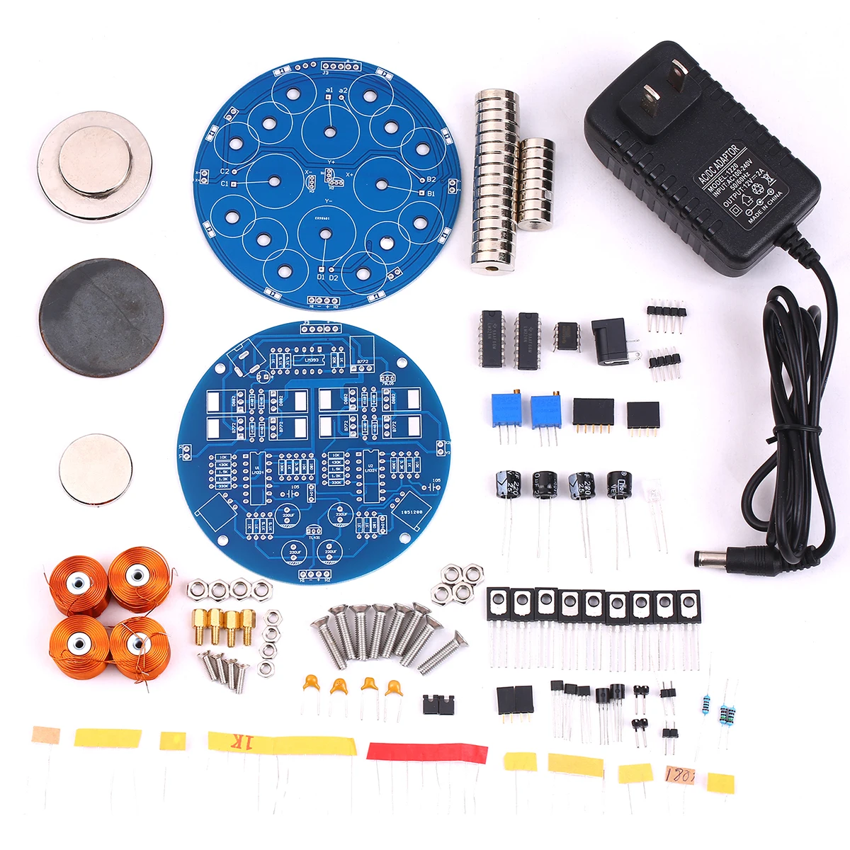DIY Magnetic Levitation Kit Magnetic Suspension DIY Module Kit Magnetic Floating DIY Kit Floating Toy for students to learn
DIY Magnetic Levitation Kit Magnetic Suspension DIY Module Kit Magnetic Floating DIY Kit Floating Toy for students to learn