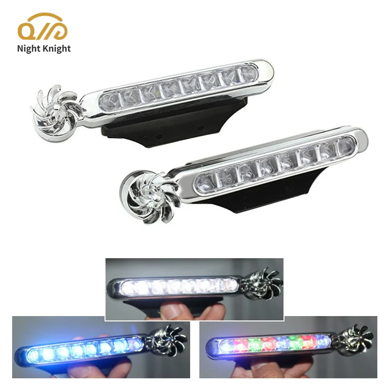 Night knight 2Pcs Car Wind Energy Daytime Running Lamp Driving Lights Wind Power Daylight LED Light DRL Fog Decor Lamps Day Lamp
Night knight 2Pcs Car Wind Energy Daytime Running Lamp Driving Lights Wind Power Daylight LED Light DRL Fog Decor Lamps Day Lamp