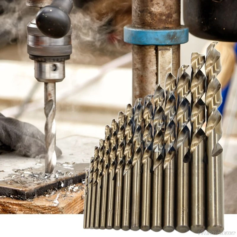 15Pcs/Set 1.5mm-10mm Cobalt High Speed Steel Twist Drill Bits M35 Steel Punch Tools J07 21 Dropshipping
15Pcs/Set 1.5mm-10mm Cobalt High Speed Steel Twist Drill Bits M35 Steel Punch Tools J07 21 Dropshipping