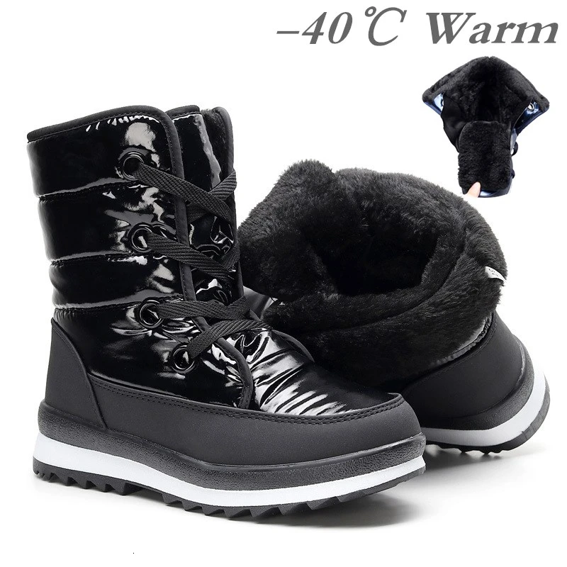 Winter Womens Waterproof Snow Boots Plus Velvet Thicken -40℃ Thermal Non-slip Cotton Shoes Outdoor Skiing Hiking Sport Warm Boot
Winter Womens Waterproof Snow Boots Plus Velvet Thicken -40℃ Thermal Non-slip Cotton Shoes Outdoor Skiing Hiking Sport Warm Boot