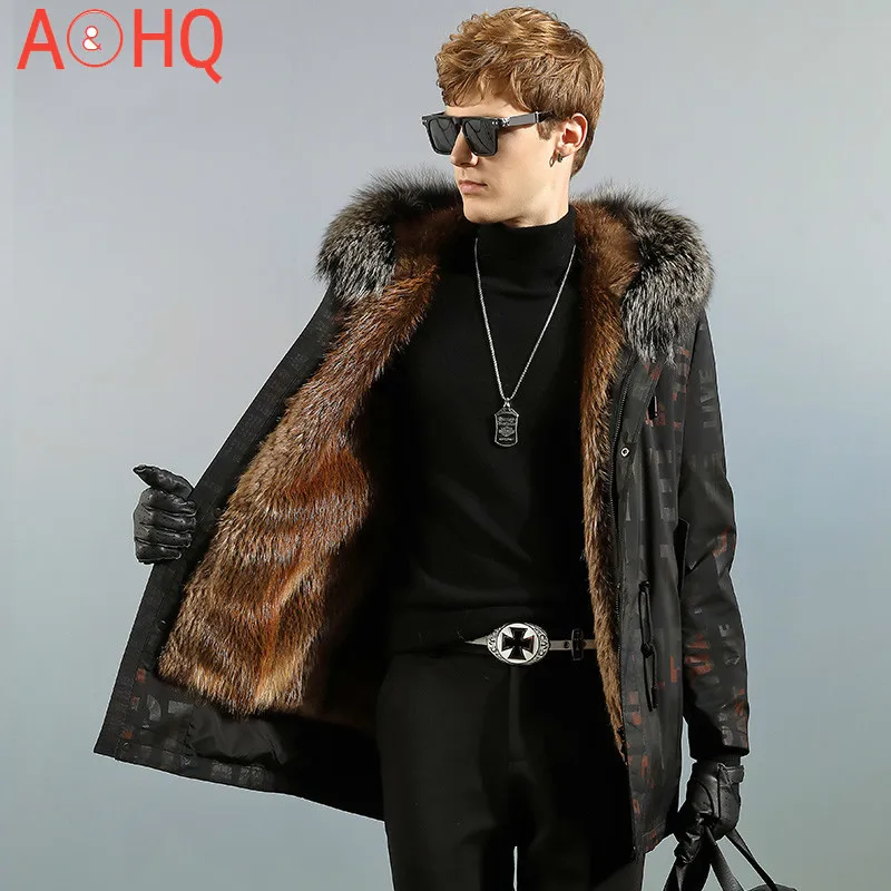 Winter Jacket Men Clothing Hooded Parka Real Mink Fur Coat Male 100% Silver Fox Fur Collar Jackets Veste Homme LXR978
Winter Jacket Men Clothing Hooded Parka Real Mink Fur Coat Male 100% Silver Fox Fur Collar Jackets Veste Homme LXR978