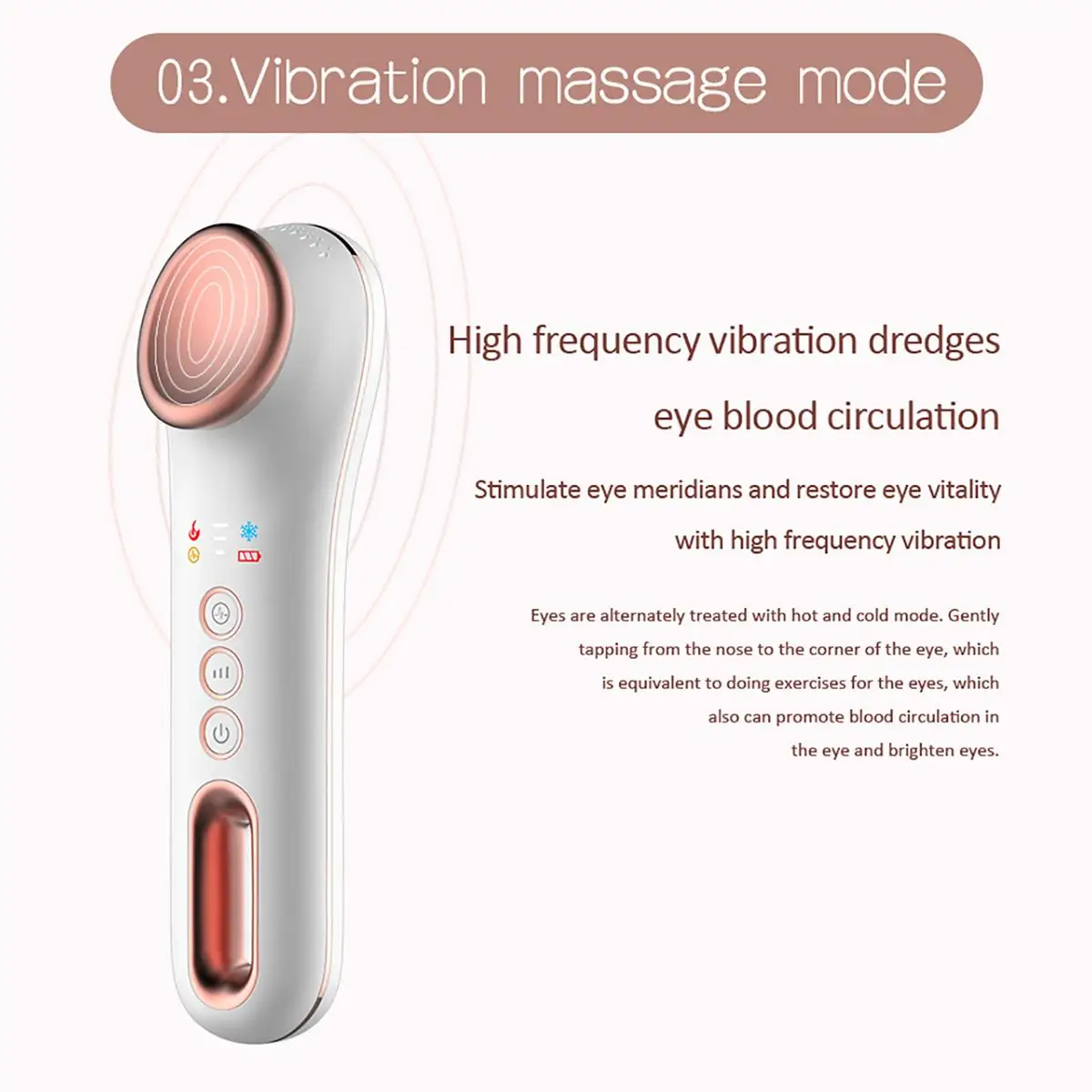 Electric Eye Massager Anti Wrinkle Eye Massage Anti Aging Portable Eye Care Tools LED Hot Massage USB Rechargeable Massage Pen
Electric Eye Massager Anti Wrinkle Eye Massage Anti Aging Portable Eye Care Tools LED Hot Massage USB Rechargeable Massage Pen
