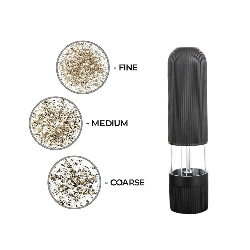 Electric Automatic Salt And Pepper Mills LED Light Pepper And Salt Grinder Mill Kitchen Tool Supplies
Electric Automatic Salt And Pepper Mills LED Light Pepper And Salt Grinder Mill Kitchen Tool Supplies