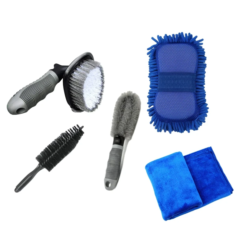5 Pcs Wheel and Tire Brush Kit Easy to Extend Wheel Rim Detail Brush Car Motorcycle Bicycle Wheel Cleaning Brush Tool 
5 Pcs Wheel and Tire Brush Kit Easy to Extend Wheel Rim Detail Brush Car Motorcycle Bicycle Wheel Cleaning Brush Tool