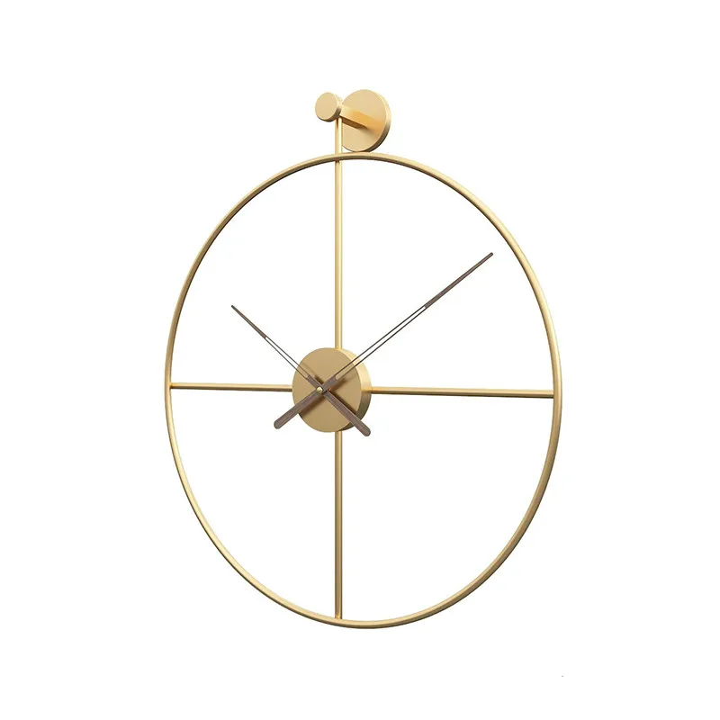 European Style Wall Clock Modern Design Golden Metal Clocks Home Living Room Decoration Wall Watch Silent Clock Mechanism
European Style Wall Clock Modern Design Golden Metal Clocks Home Living Room Decoration Wall Watch Silent Clock Mechanism