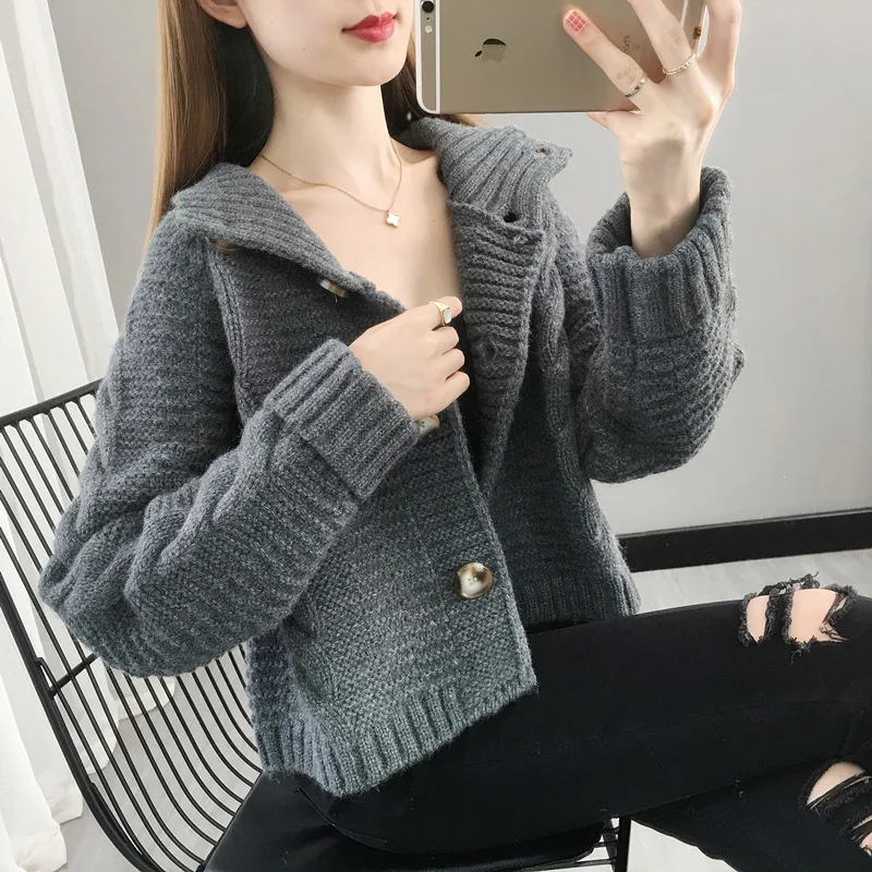 Women Sweaters Winter Vintage Lady's Knitted Sweaters Female Korean Long Sleeve one
Women Sweaters Winter Vintage Lady's Knitted Sweaters Female Korean Long Sleeve one