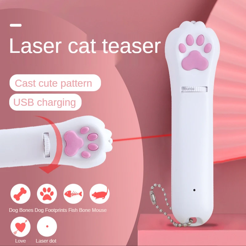 Cat Claw Laser Infrared Toys Multi-pattern Six In One Cat Pen USB Charging Kitten Laser Pointer Supplies Cat Toys Interactive
Cat Claw Laser Infrared Toys Multi-pattern Six In One Cat Pen USB Charging Kitten Laser Pointer Supplies Cat Toys Interactive