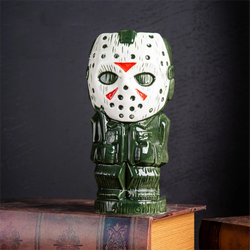 Funny Cartoon Jason crafted tiki mug Ceramics beer mugs vodka Cocktail Wine coffee drinkware personalized gift bar cups utensils 
Funny Cartoon Jason crafted tiki mug Ceramics beer mugs vodka Cocktail Wine coffee drinkware personalized gift bar cups utensils