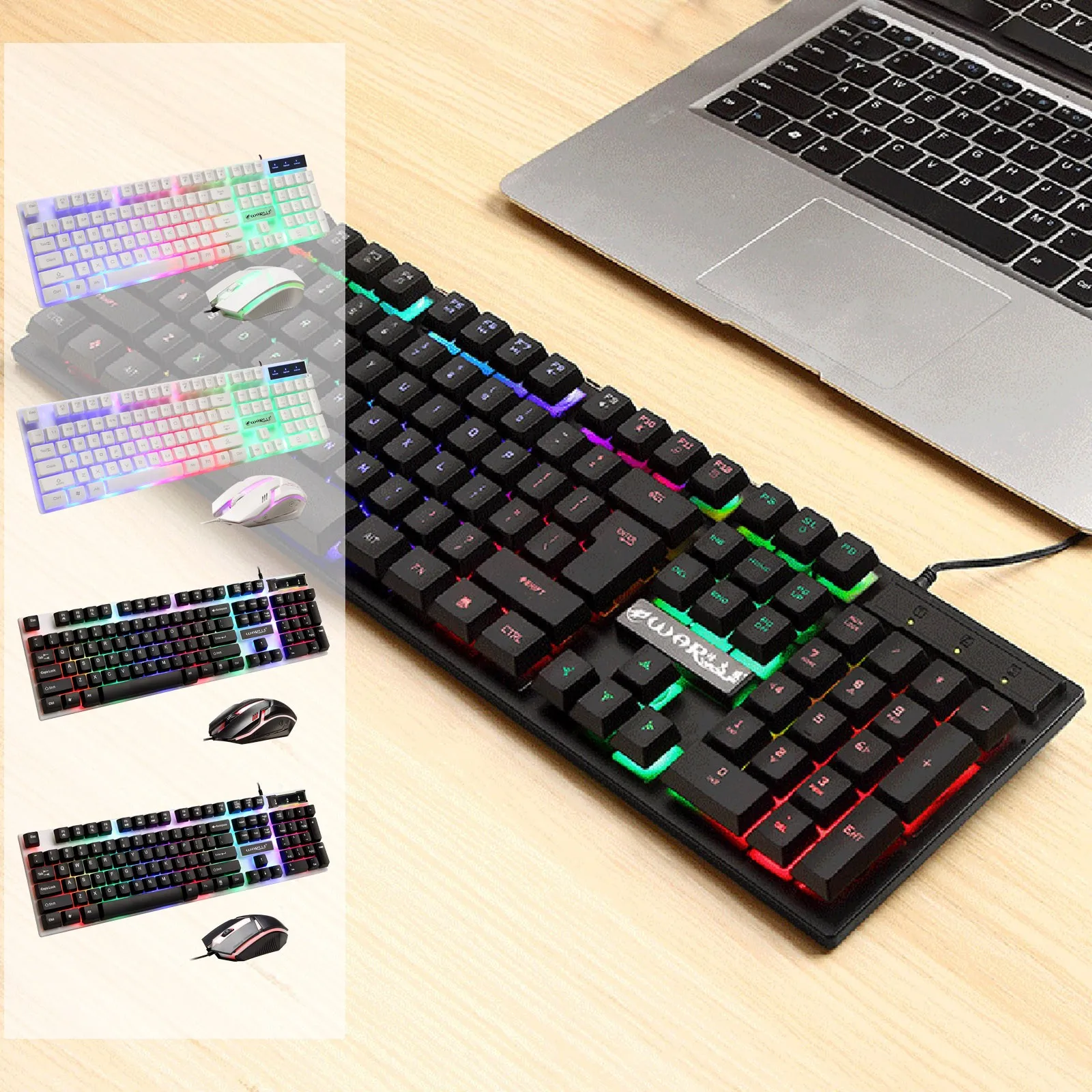 Km-002 Gaming Keyboard And Mouse Wired Backlight Mechanical Feeling Keyboard Gamer Kit Silent Gaming Mouse Set For Pc Laptop
Km-002 Gaming Keyboard And Mouse Wired Backlight Mechanical Feeling Keyboard Gamer Kit Silent Gaming Mouse Set For Pc Laptop