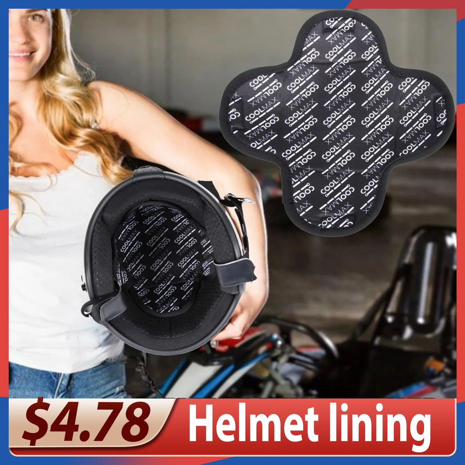 Motorcycle Helmet Insert Liner Cap Cushion Pad Quick-drying Breathable Sweat Wicking Helmet Insulation Lining Moto Black Capacet
Motorcycle Helmet Insert Liner Cap Cushion Pad Quick-drying Breathable Sweat Wicking Helmet Insulation Lining Moto Black Capacet