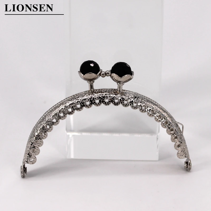LIONSEN 8 5 см коралловые бусины в форме головы лотоса металлическая ручка-каркас для