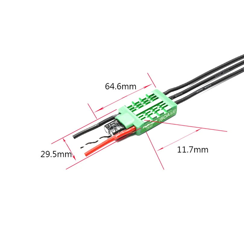 Flycolor FlyDragon Slim 60A 4-6S ESC Speed Control Waterproof For Quadcopter Hex Multirotor Plant Agriculture UAV Drone
Flycolor FlyDragon Slim 60A 4-6S ESC Speed Control Waterproof For Quadcopter Hex Multirotor Plant Agriculture UAV Drone