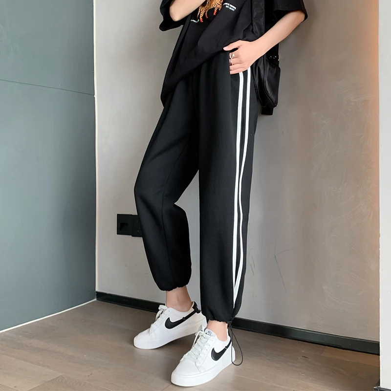 Sweatpants Women Harajuku Spring and Autumn Thin Harem Ankle-Tied Pants Side Pocket Jogging Streetwear Hip Hop Casual Pants
Sweatpants Women Harajuku Spring and Autumn Thin Harem Ankle-Tied Pants Side Pocket Jogging Streetwear Hip Hop Casual Pants