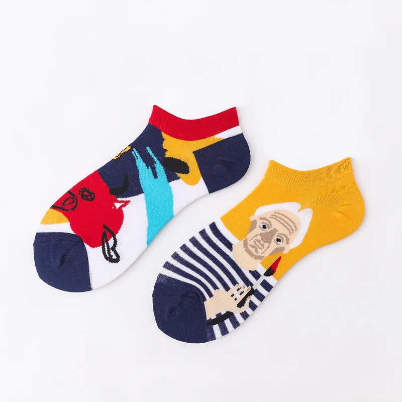 3 Pairs Japanese Harajuku Style Men And Women Couples Fashion Creative Cartoon Design Socks Spring Summer Travel Sports Socks
3 Pairs Japanese Harajuku Style Men And Women Couples Fashion Creative Cartoon Design Socks Spring Summer Travel Sports Socks