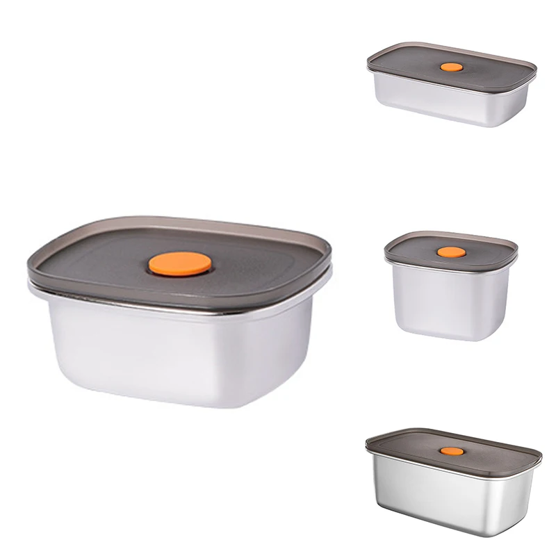 Stainless Steel Lunch Box Food Storage Box Portable Picnic Camping Outdoor Food Crisper Food Storage Container
Stainless Steel Lunch Box Food Storage Box Portable Picnic Camping Outdoor Food Crisper Food Storage Container