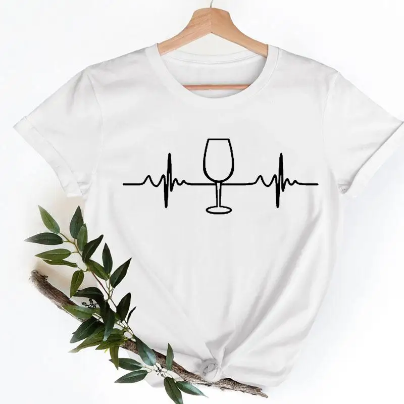 Women Clothes Wine Heartbeat 90s Trend T-shirts Ladies Fashion Casual Female Tee Clothing Cartoon Short Sleeve Graphic Tshirt
Women Clothes Wine Heartbeat 90s Trend T-shirts Ladies Fashion Casual Female Tee Clothing Cartoon Short Sleeve Graphic Tshirt