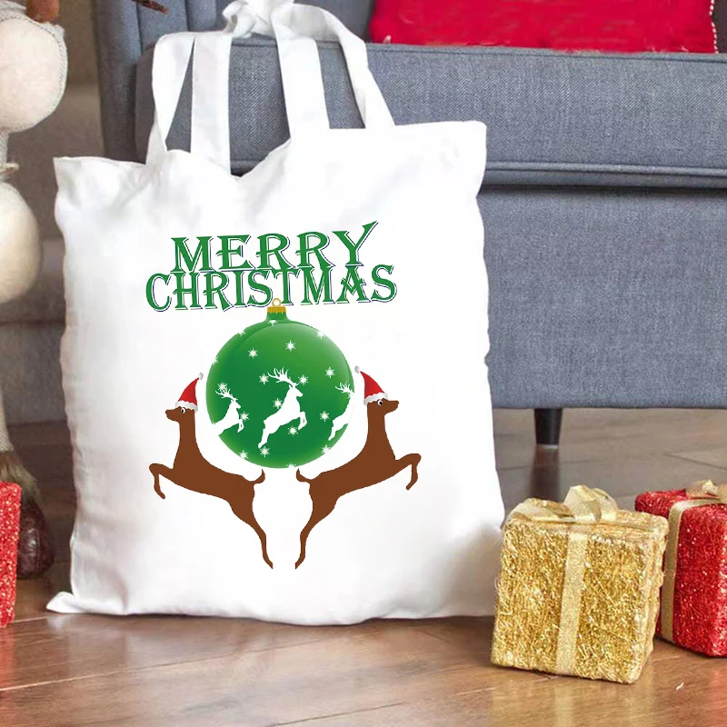 Christmas reindeer Bags for Women Canvas 2021 NEW Handbags female Shopping Bag Printed Fabric Reusable College Handbag Tote Bag
Christmas reindeer Bags for Women Canvas 2021 NEW Handbags female Shopping Bag Printed Fabric Reusable College Handbag Tote Bag