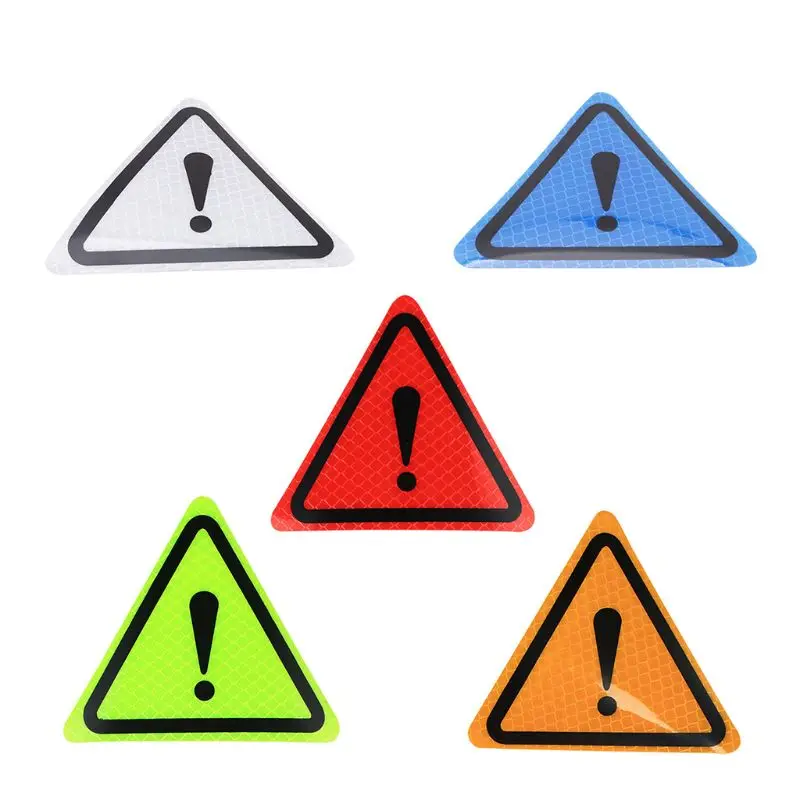 Universal Reflective Stickers Car Bodywork Decorative Paster Motorcycle Triangle Warning Label
Universal Reflective Stickers Car Bodywork Decorative Paster Motorcycle Triangle Warning Label
