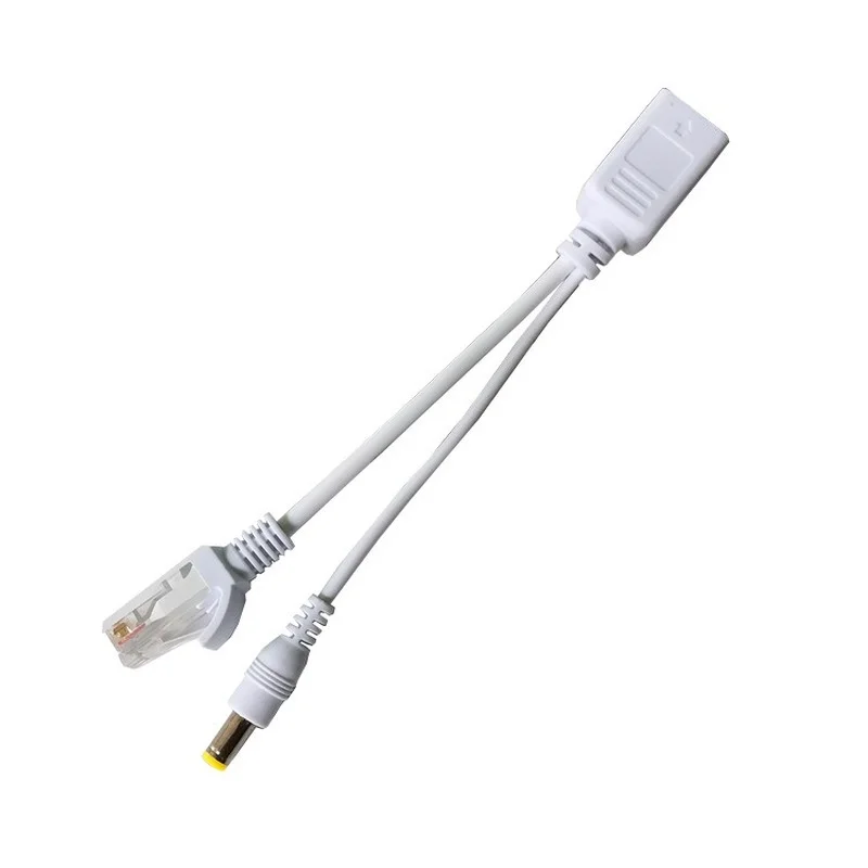 Кабель POE для IP-камеры Пассивный адаптер Power Over Ethernet разветвитель инжектор RJ45