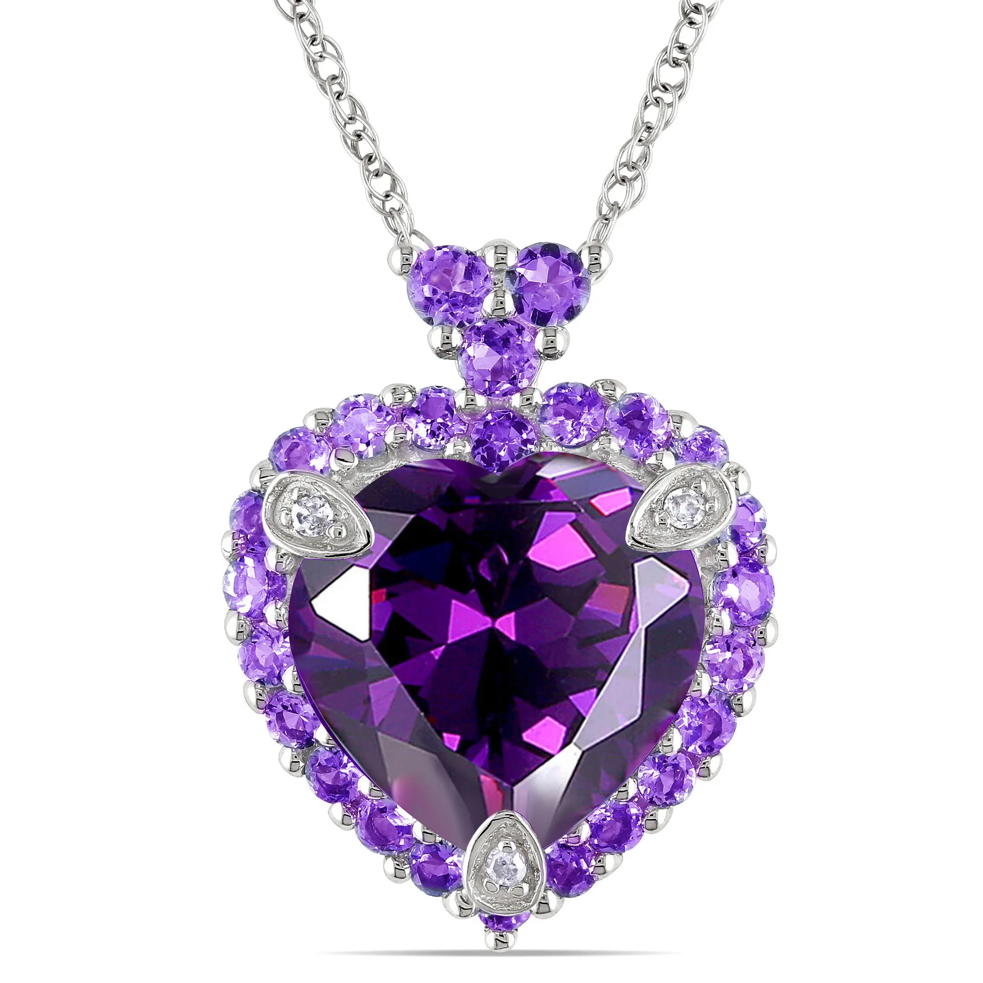 Фото Женское Ожерелье с фиолетовым кристаллом вечерние ювелирные изделия в форме