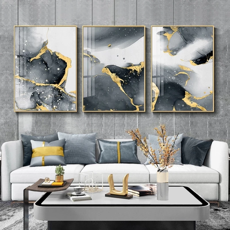 Modern Abstract Canvas Poster Golden Black Wall Art Painting Nordic Posters and Prints Wall Pictures for Living room Home Decor 
Modern Abstract Canvas Poster Golden Black Wall Art Painting Nordic Posters and Prints Wall Pictures for Living room Home Decor