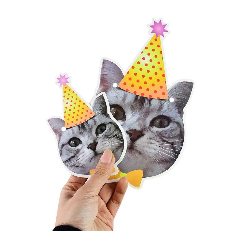 Cute Pet Cats And Dogs Banner Birthday Party Bunting Animals Face Paper Garland For Home Birthday Celebration Hanging Decor
Cute Pet Cats And Dogs Banner Birthday Party Bunting Animals Face Paper Garland For Home Birthday Celebration Hanging Decor