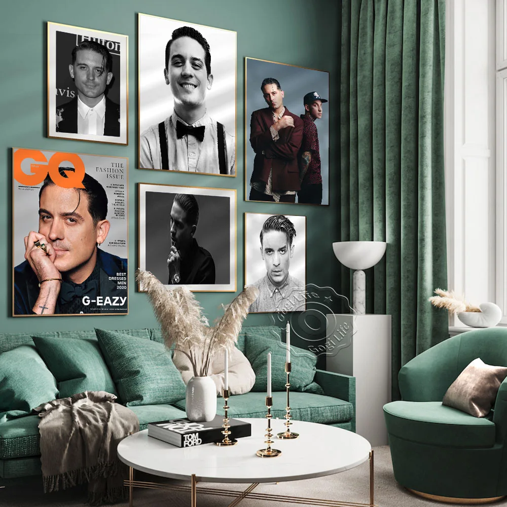 America Rapping Singer G-Eazy Art Poster, Pop Rap Hip-Hop Music Singer Star Decor Wall Picture, Music Fans Collecting Prints
America Rapping Singer G-Eazy Art Poster, Pop Rap Hip-Hop Music Singer Star Decor Wall Picture, Music Fans Collecting Prints