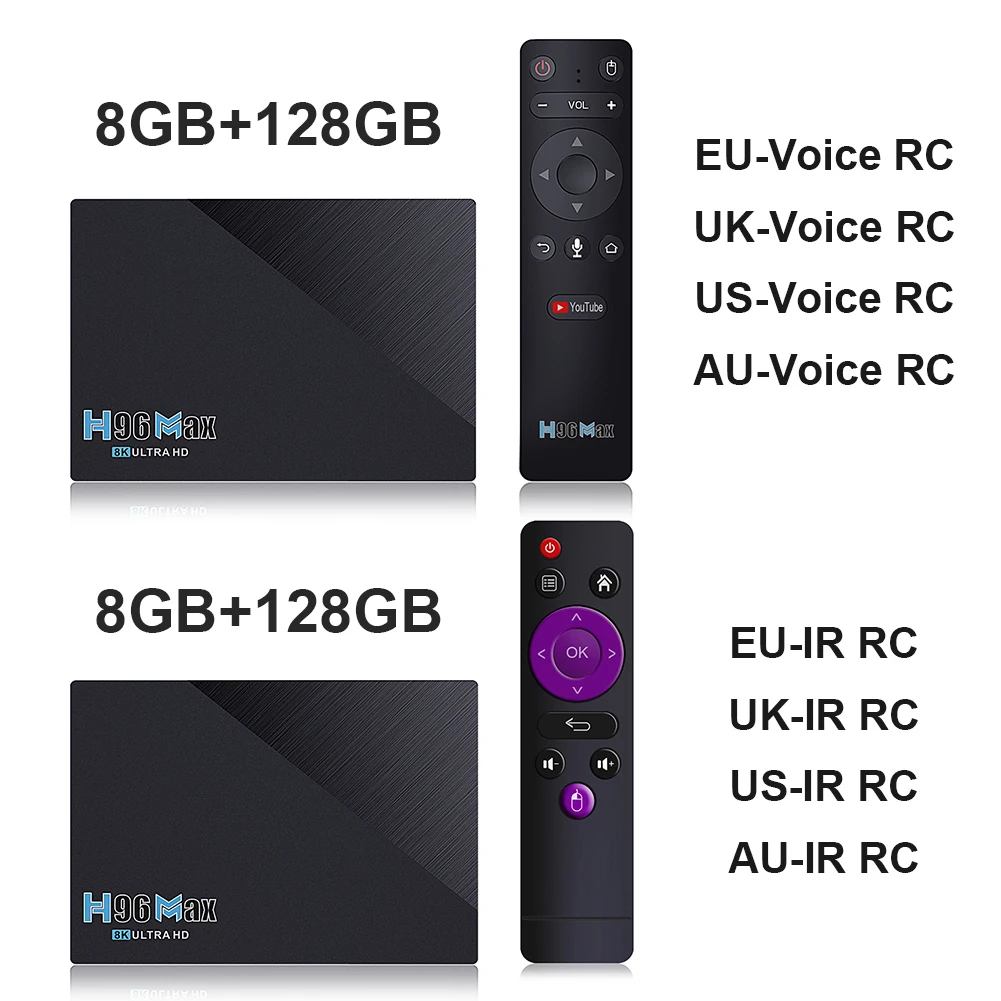 H96 Max Smart TV Box Android 11 RK3566 8GB 128GB WiFi Bluetooth-compatible 4K Media Player Mini Smart WIFI Multimedia Player Set
H96 Max Smart TV Box Android 11 RK3566 8GB 128GB WiFi Bluetooth-compatible 4K Media Player Mini Smart WIFI Multimedia Player Set