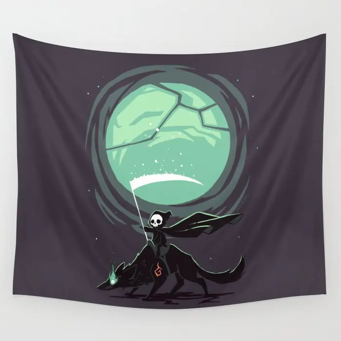 Little Reaper Tapestry Dorm Room Decor Wall Hanging Aesthetic Room Large Tapestry Psychedelic Wall Decoration
Little Reaper Tapestry Dorm Room Decor Wall Hanging Aesthetic Room Large Tapestry Psychedelic Wall Decoration