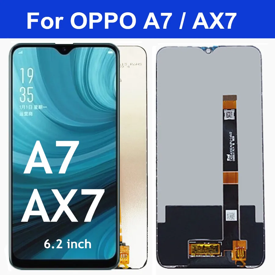 6.2" AX7 lcd For OPPO A7 lcd AX7 LCD Display touch screen Digitizer assembly for OPPO A7 screen replacement repair parts
6.2" AX7 lcd For OPPO A7 lcd AX7 LCD Display touch screen Digitizer assembly for OPPO A7 screen replacement repair parts
