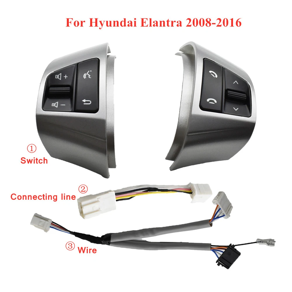 Bluetooth Call Modified Multi Functional Steering Wheel Switch Button For Hyundai Elantra HD 2008-2013
Bluetooth Call Modified Multi Functional Steering Wheel Switch Button For Hyundai Elantra HD 2008-2013