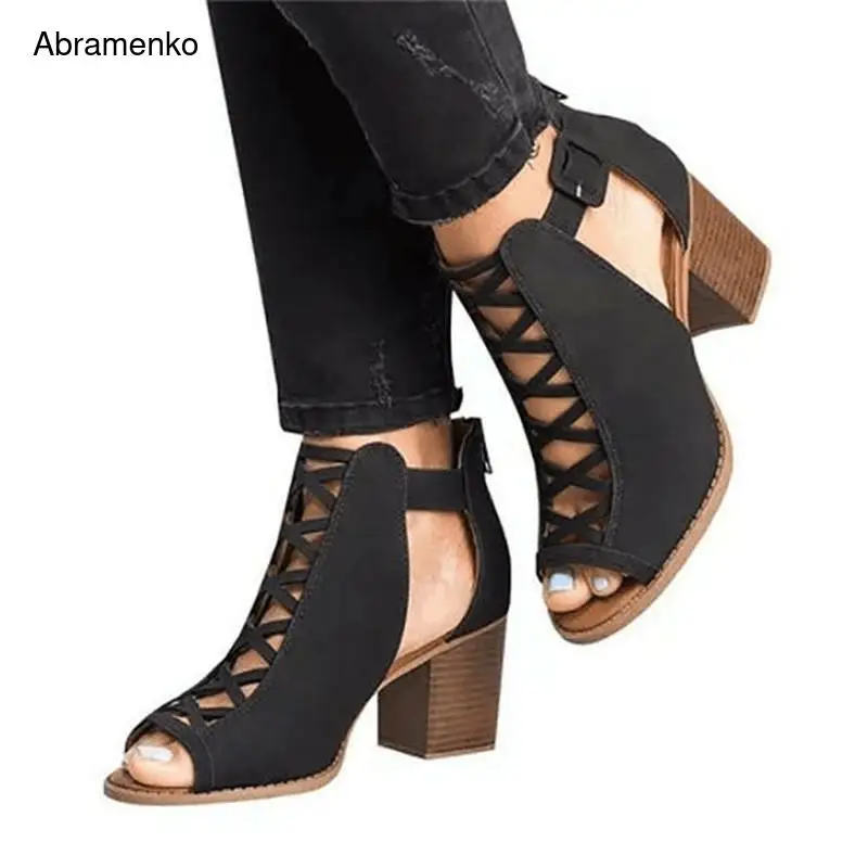 Gladiator Sandals Woman Summer Style High-Heel Vintage Women Black Lace ladies Shoes clear Sandals Pumps Sexy Shoes Size 34-43
Gladiator Sandals Woman Summer Style High-Heel Vintage Women Black Lace ladies Shoes clear Sandals Pumps Sexy Shoes Size 34-43