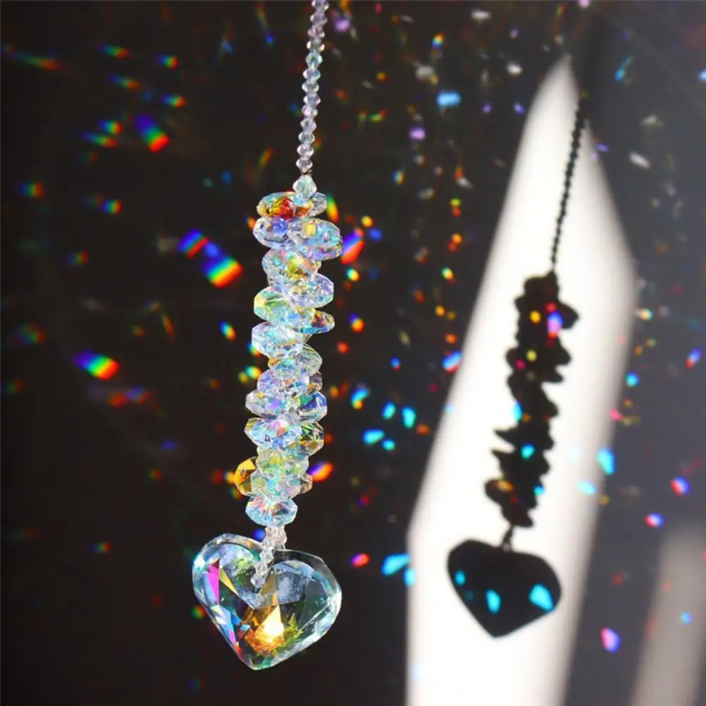 Prisms Sun Catcher Well Reflected Sparkling Multi-color Suncatcher Chandelier Parts Heart Pendants for Window Side
Prisms Sun Catcher Well Reflected Sparkling Multi-color Suncatcher Chandelier Parts Heart Pendants for Window Side