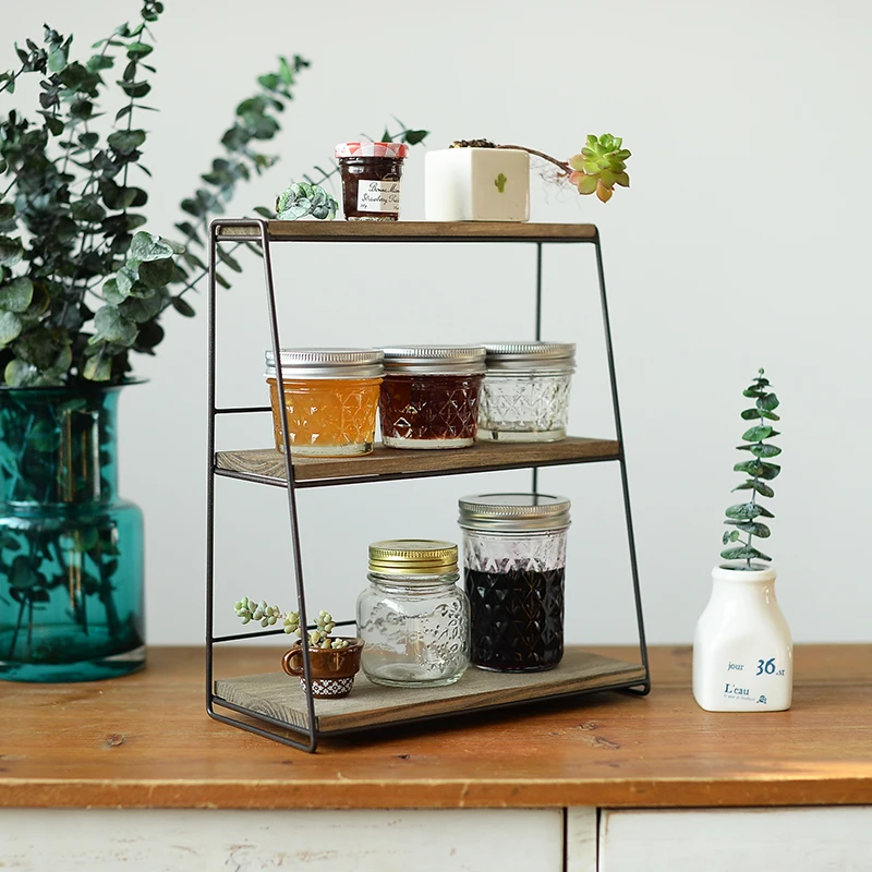 MINI Counter top 3-tier Retro Iron with Wood Shelf Rack Multipurpose Storage Shelf Corner Shelf
MINI Counter top 3-tier Retro Iron with Wood Shelf Rack Multipurpose Storage Shelf Corner Shelf
