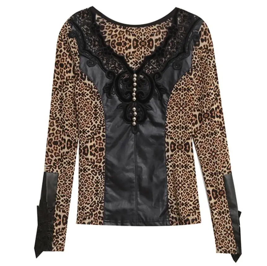 2020 autumn winter plus velvet thick bottoming shirt female fashion mesh yarn stitching PU leather long-sleeved warm shirt r1685
2020 autumn winter plus velvet thick bottoming shirt female fashion mesh yarn stitching PU leather long-sleeved warm shirt r1685