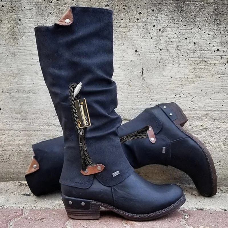 New Women Boots Side Zipper Women Mid-Calf Boots Keep Warm Shoes Woman Round Toe Ladies Shoes Comfortable Female Platform Boots
New Women Boots Side Zipper Women Mid-Calf Boots Keep Warm Shoes Woman Round Toe Ladies Shoes Comfortable Female Platform Boots