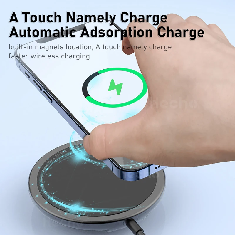 15W Qi Wireless Charger Magnetic Fast Charging Pad With Holder For IPhone 12 Pro Max Mini Quick Charge Adapter For Iphone 11 XS
15W Qi Wireless Charger Magnetic Fast Charging Pad With Holder For IPhone 12 Pro Max Mini Quick Charge Adapter For Iphone 11 XS