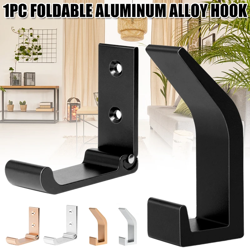 Folding Hooks Wall Door Clothes Coat Hat Bags Hangers Aluminum Alloy Kitchen Bathroom Rustproof Towel Hooks Foldable LB8
Folding Hooks Wall Door Clothes Coat Hat Bags Hangers Aluminum Alloy Kitchen Bathroom Rustproof Towel Hooks Foldable LB8