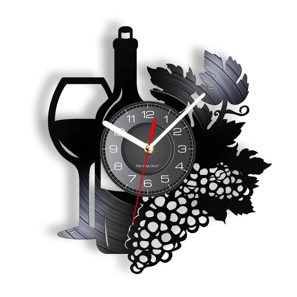 Wine Chateau Decorative Wall Clock Winebottle Red Wine Glass Grape LED Backlight Modern Wall Watch Stylish Simple Style Wall Art
Wine Chateau Decorative Wall Clock Winebottle Red Wine Glass Grape LED Backlight Modern Wall Watch Stylish Simple Style Wall Art