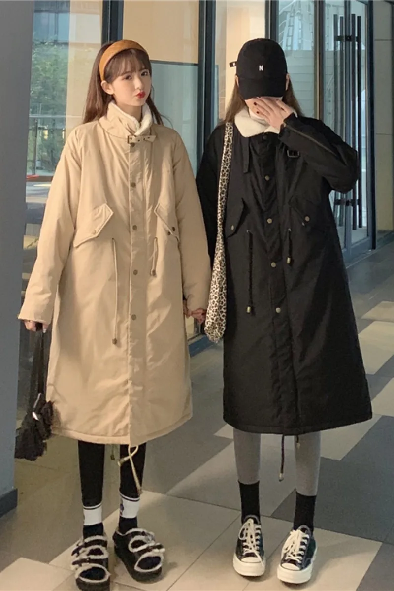Autumn And Winter 2020 New Korean Loose Drawstring Warm Cotton Padded Clothes
Autumn And Winter 2020 New Korean Loose Drawstring Warm Cotton Padded Clothes