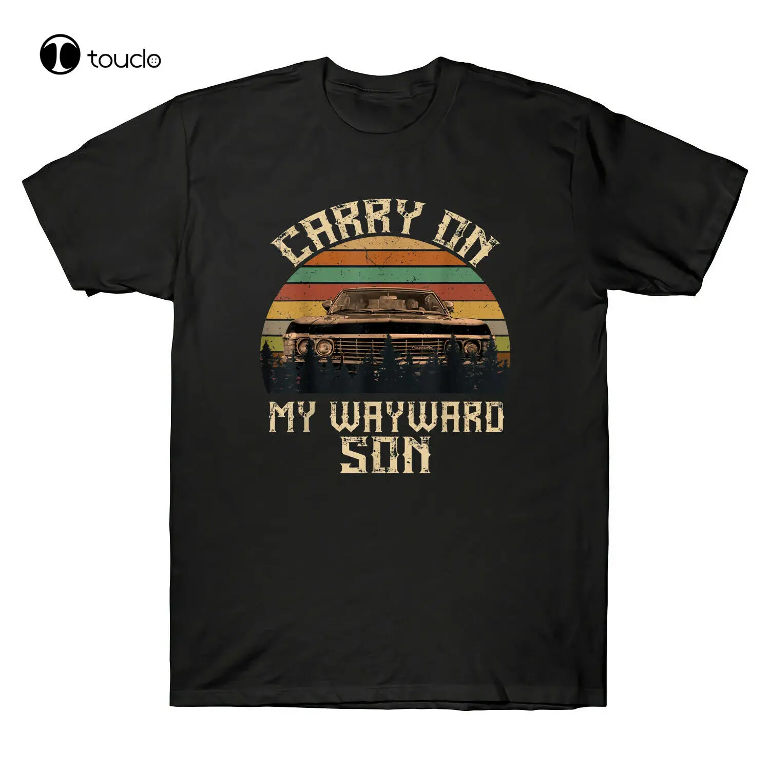 Carry On My Wayward Son Supernatural Vintage Retro Men'S Black T-Shirt Cotton custom t shirts for men
Carry On My Wayward Son Supernatural Vintage Retro Men'S Black T-Shirt Cotton custom t shirts for men