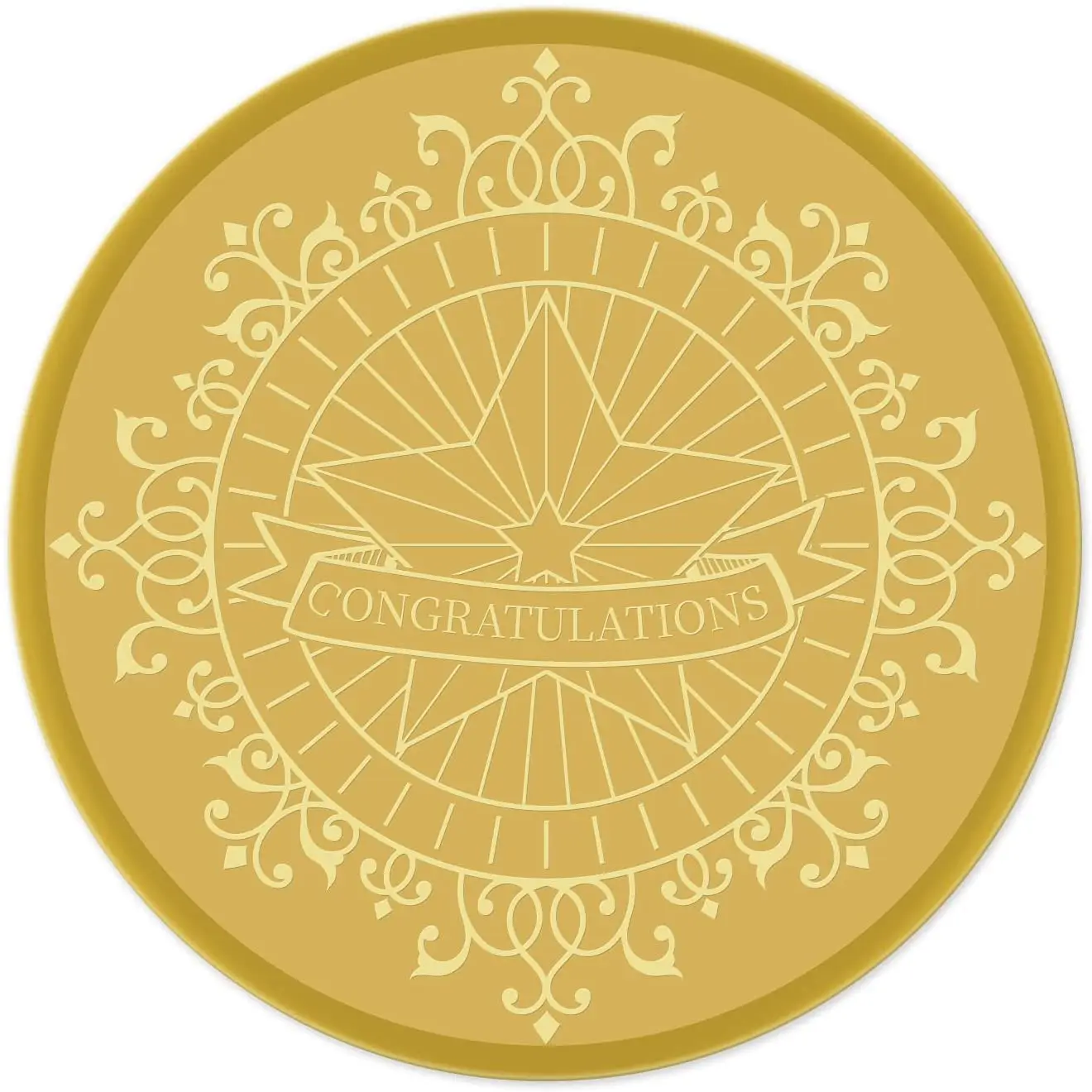 100 pieces of embossed foil sticker gold foil certificate seal 19 inch self-adhesive embossed seal certificate decoration label
100 pieces of embossed foil sticker gold foil certificate seal 19 inch self-adhesive embossed seal certificate decoration label
