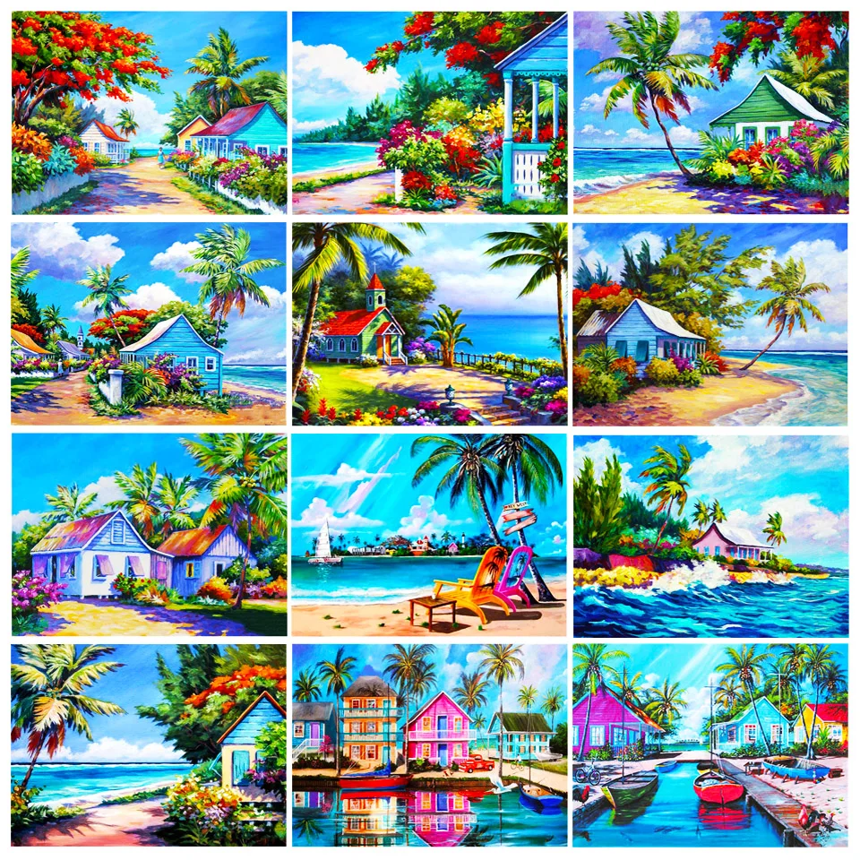 5D Diamond Painting Landscape Seaside Villa Diamond Mosaic Embroidery Cross Stitch Kit Rhinestone Picture DIY Home Decoration
5D Diamond Painting Landscape Seaside Villa Diamond Mosaic Embroidery Cross Stitch Kit Rhinestone Picture DIY Home Decoration