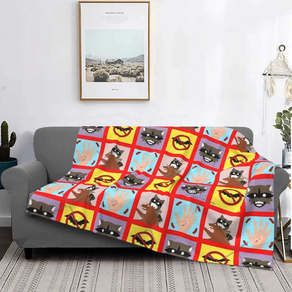 Rabies Quilt Blanket Bedspread Bed Plaid Throw Picnic Plaid Hooded Blanket Children'S Cover
Rabies Quilt Blanket Bedspread Bed Plaid Throw Picnic Plaid Hooded Blanket Children'S Cover