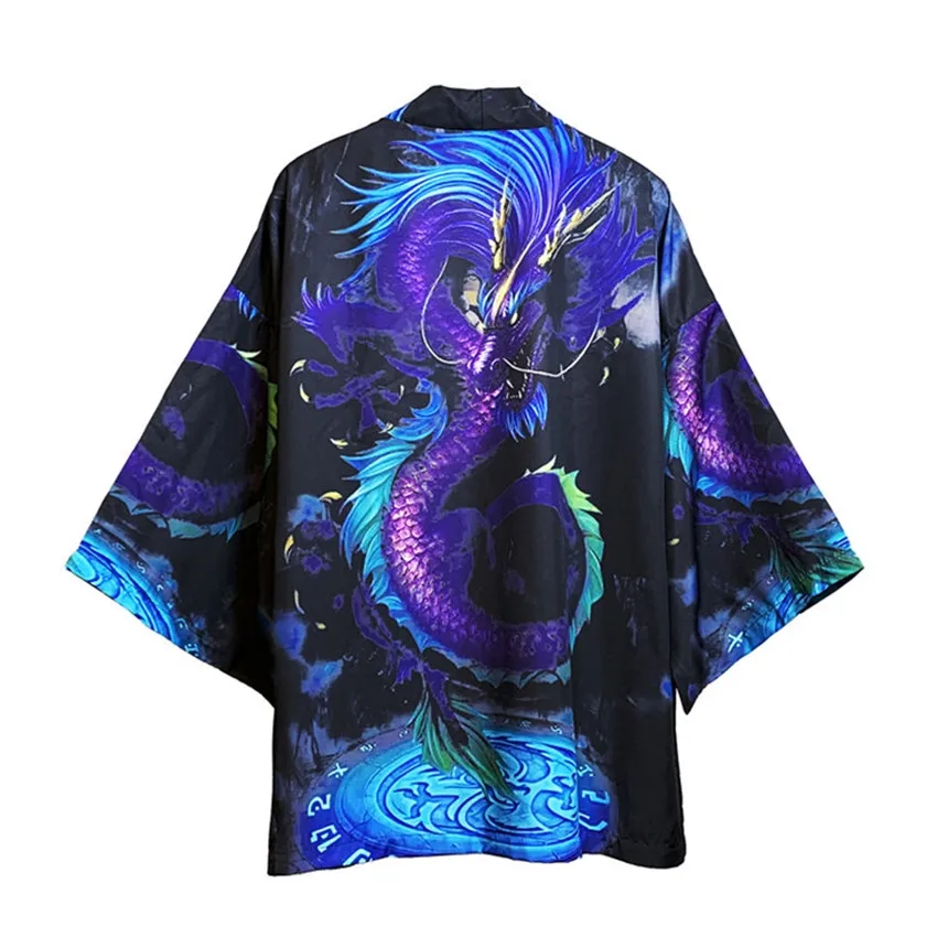 Traditional Vintage Yukata Kimono Cardigan Asian Dragon Print Harajuku Clothes Women Japanese Style Men Samurai Haori Clothing
Traditional Vintage Yukata Kimono Cardigan Asian Dragon Print Harajuku Clothes Women Japanese Style Men Samurai Haori Clothing